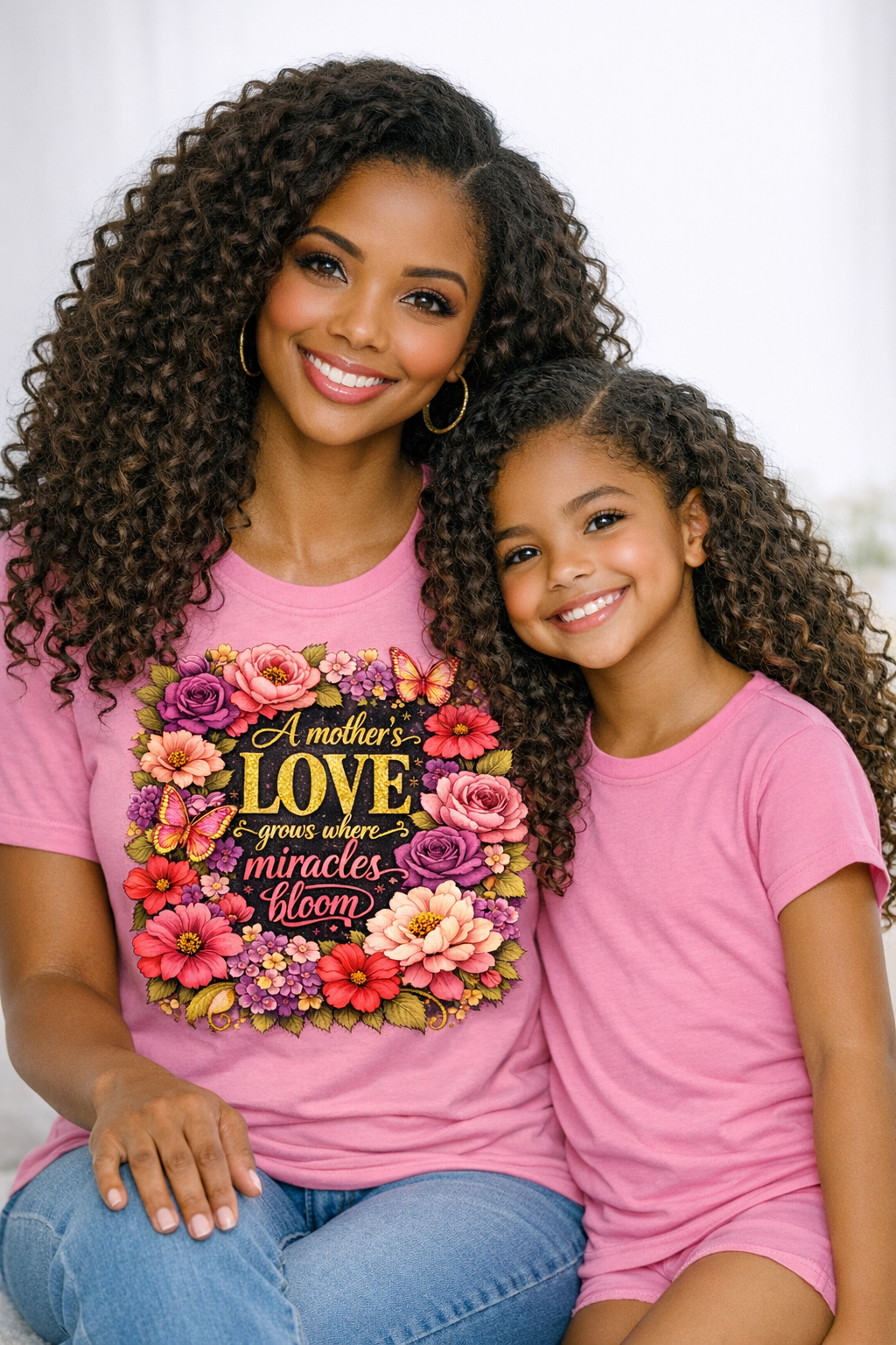 A Mother's Love Blooms Tee – Faith-Inspired Floral Graphic