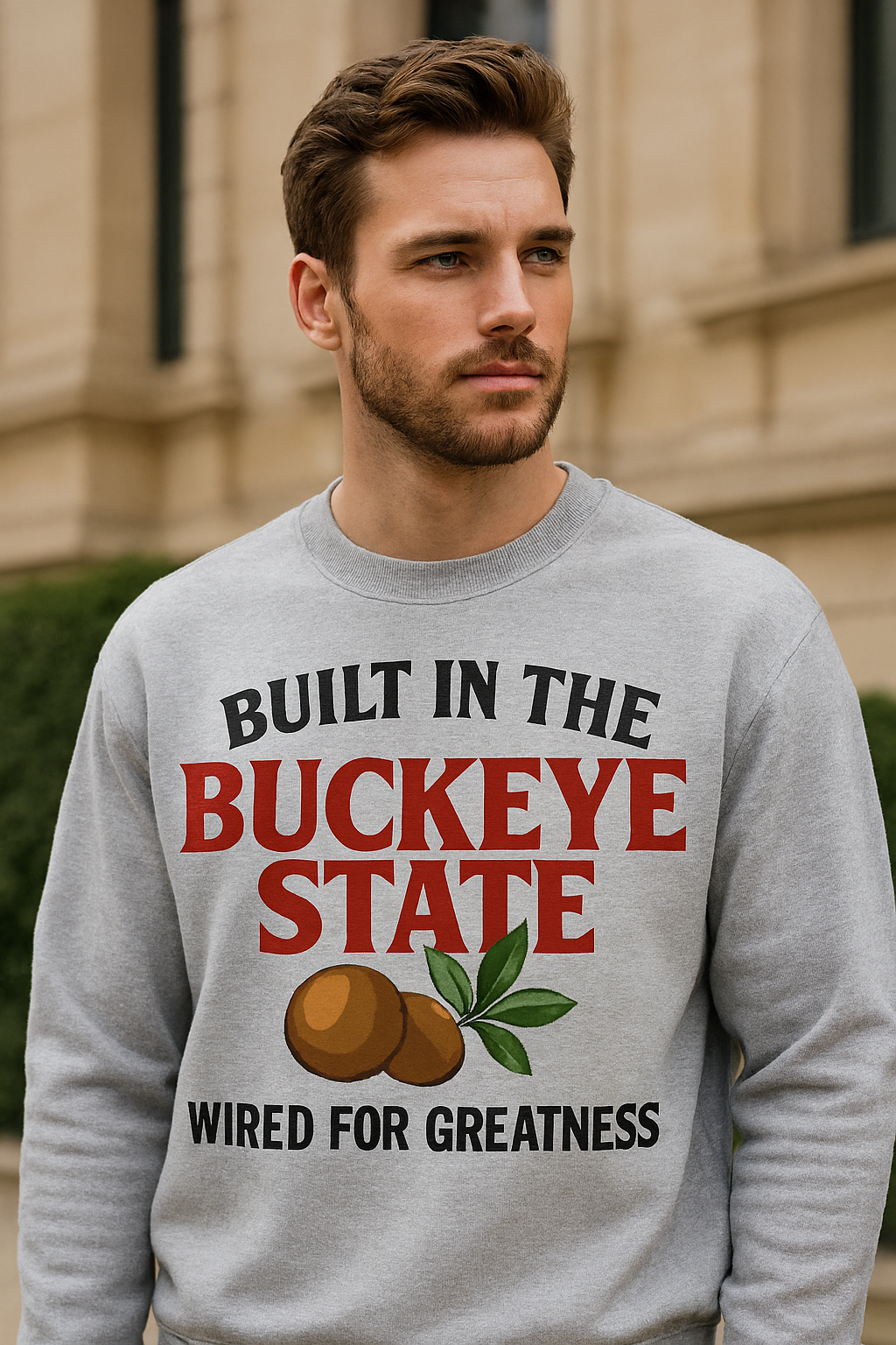 Built in the Buckeye State Crewneck Sweatshirt | Wired for Greatness