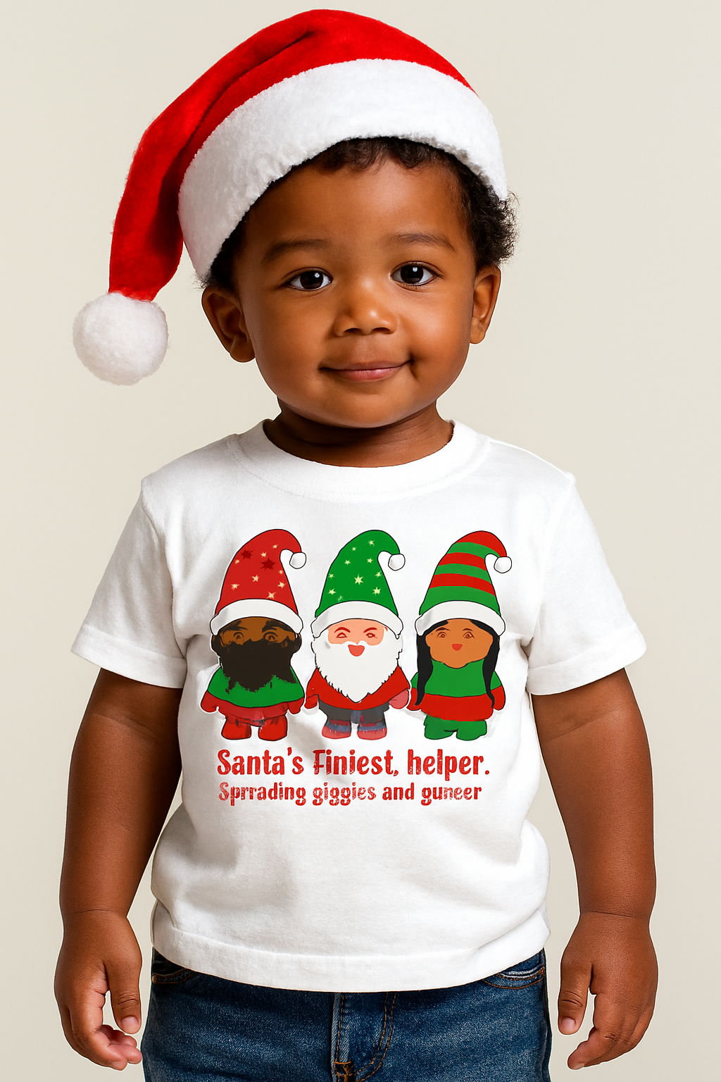 ๐ Santaโs Tiniest Helper Tee ๐