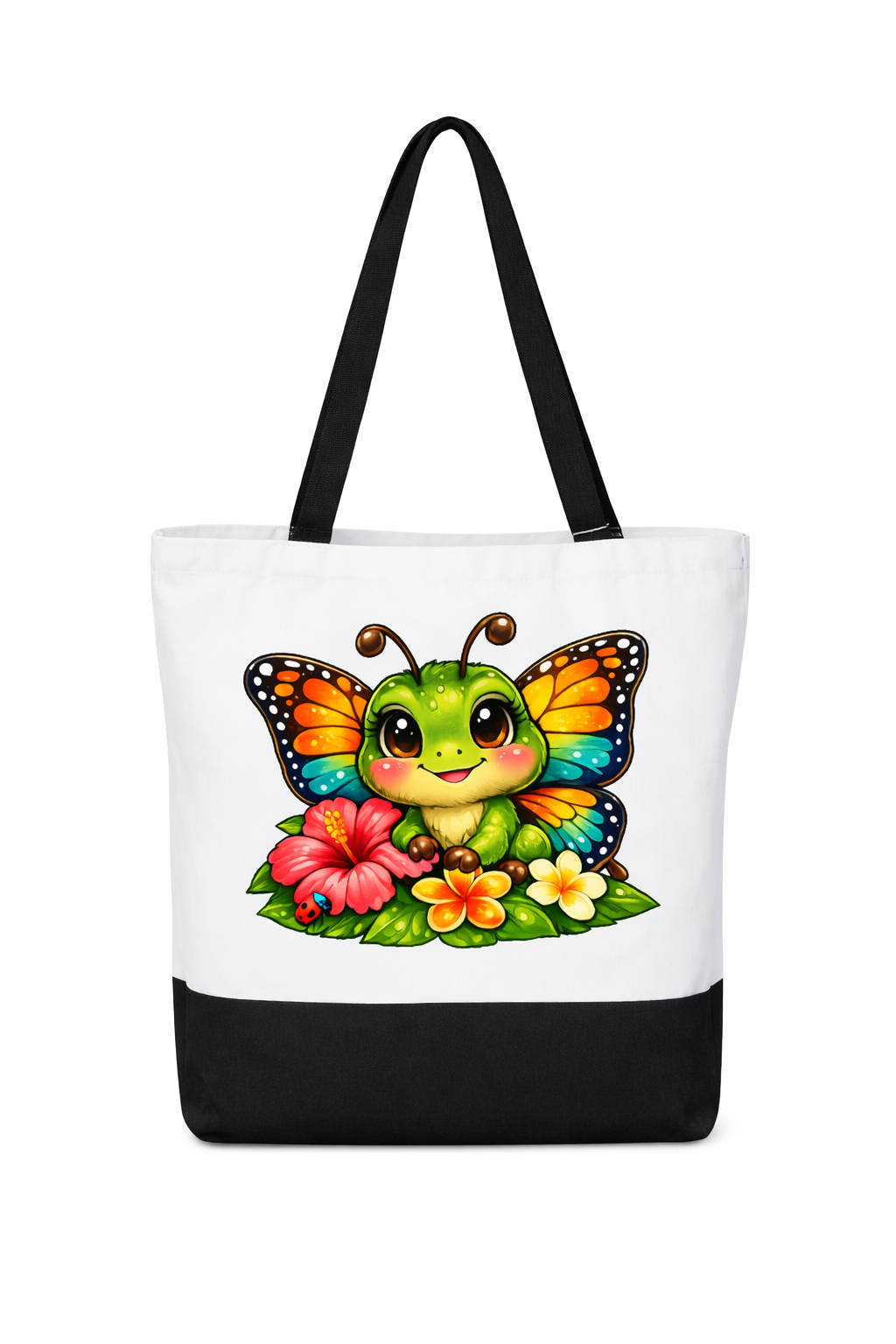 Butterfly Canvas Tote Bag | Faith Ignites Fashion Original Design