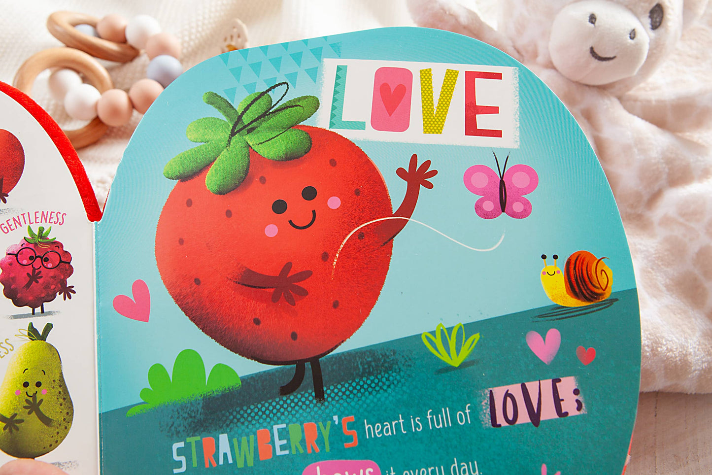 Squish and Snugg - Strawberry (Plush Board Book)