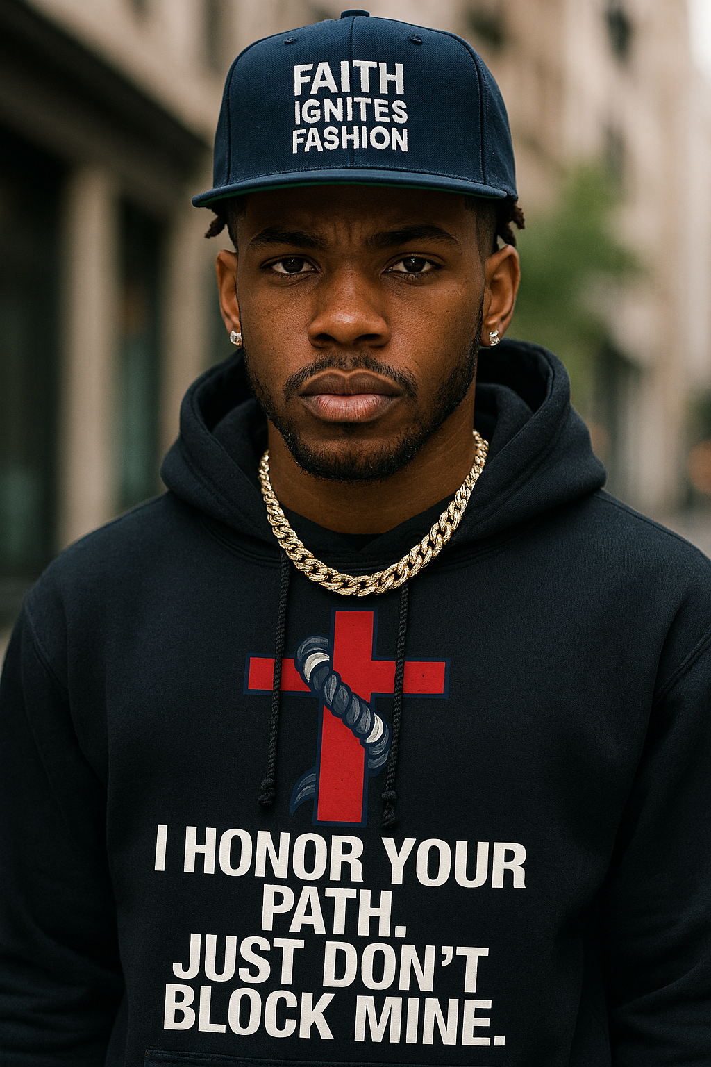 "Honor the Path" Statement Hoodie
