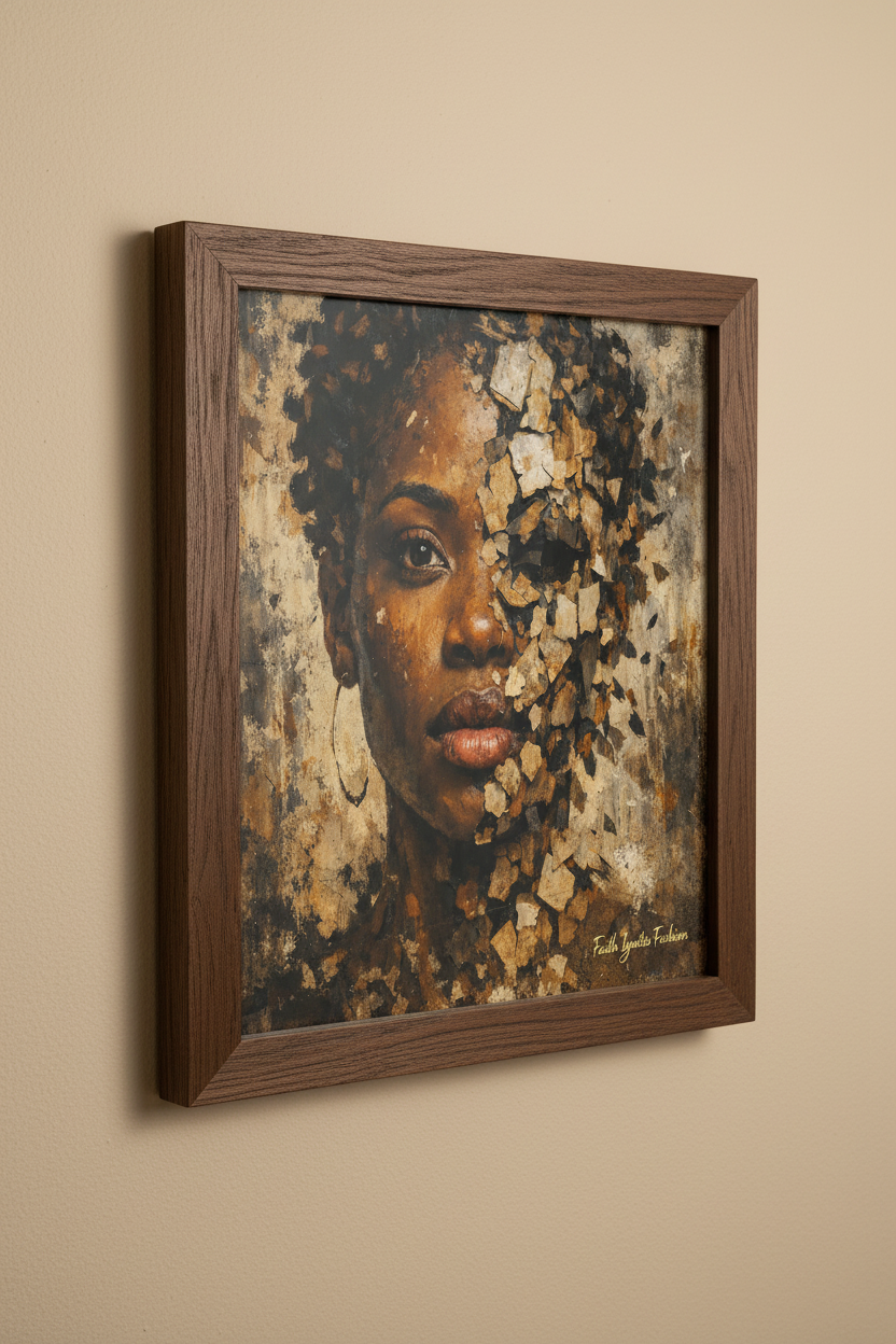 Unfolding 13x19 Framed Close-Up