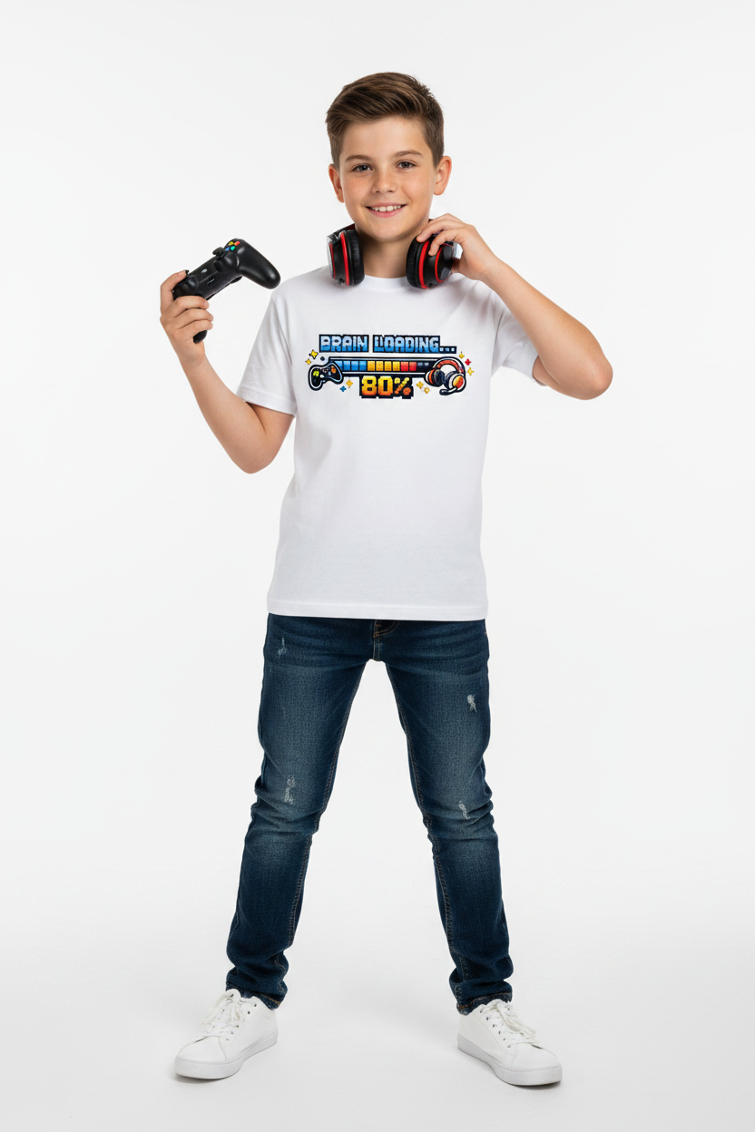 12 Year Old Gamer Brain Loading Tee