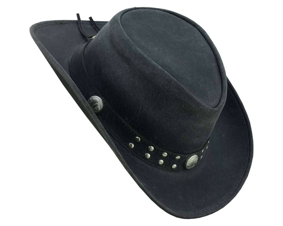 Arizona Black Leather Cowboy Hat – Faith Ignites Fashion