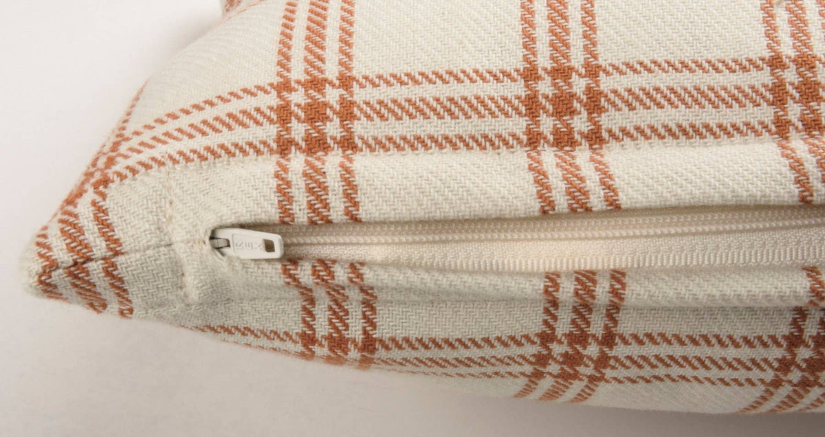 Fall Sweet Fall Embroidered Plaid Pillow | Faith Ignites Fashion
