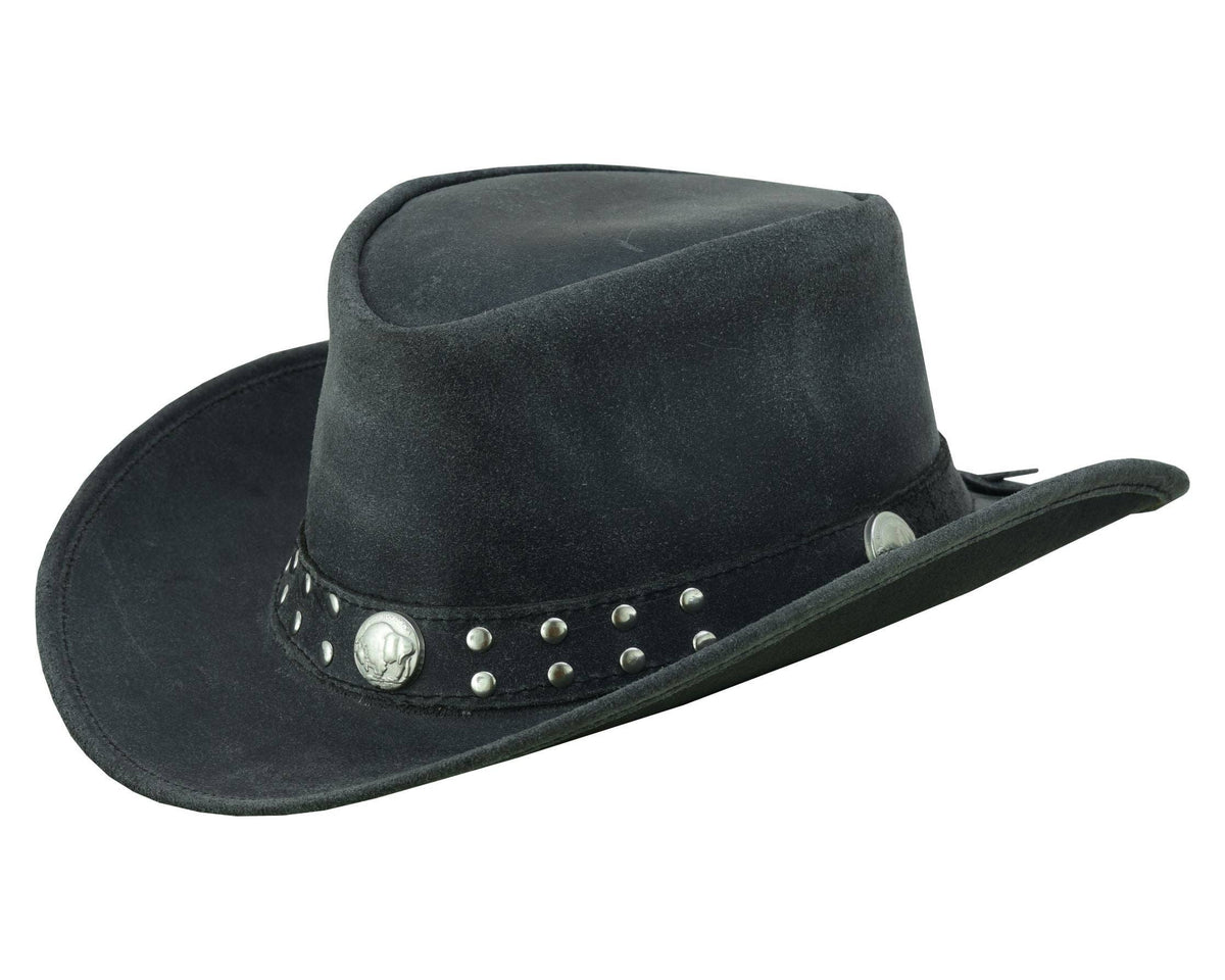 Arizona Black Leather Cowboy Hat – Faith Ignites Fashion