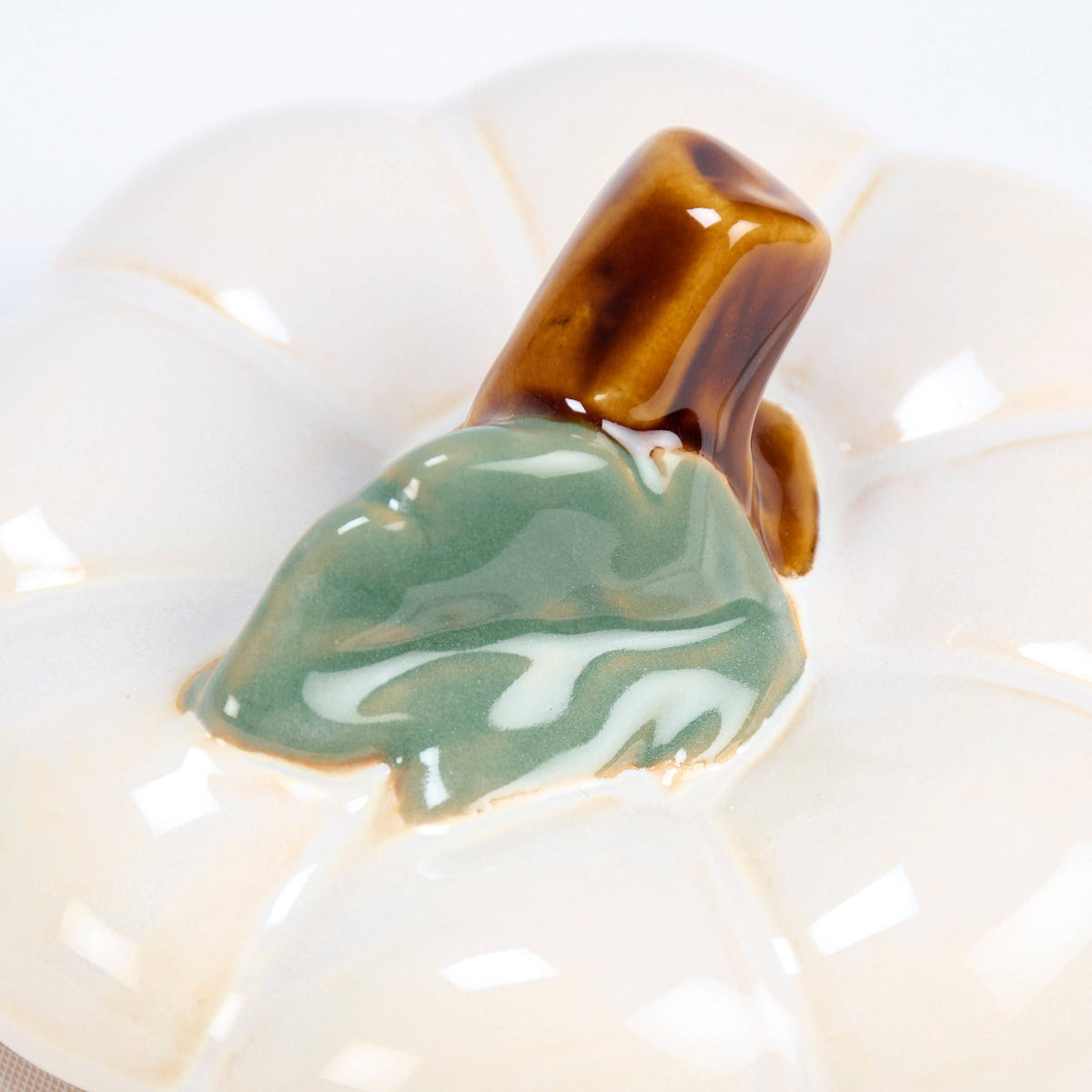 Tall White Pumpkin Ceramic Treat Jar | Faith Ignites Fashion