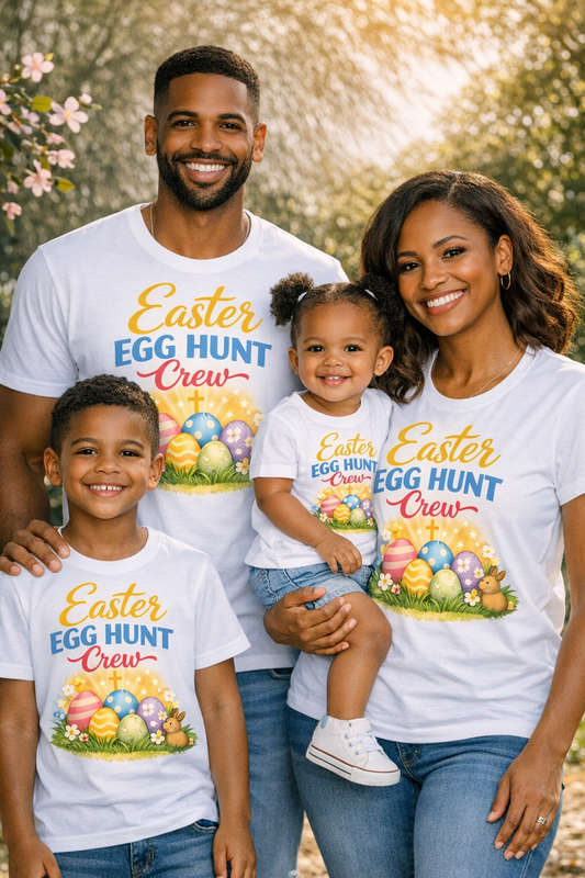 Easter Egg Hunt Crew – Matching Family Tee Set