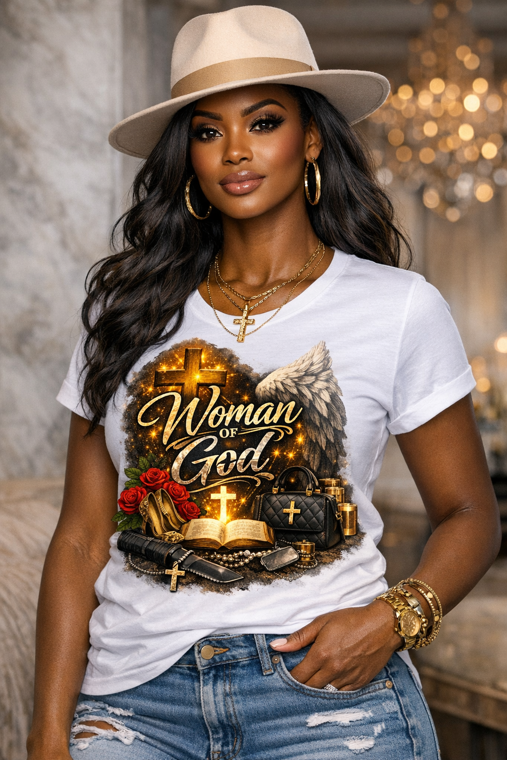 Faith Ignites Fashion® – Woman of God Tee