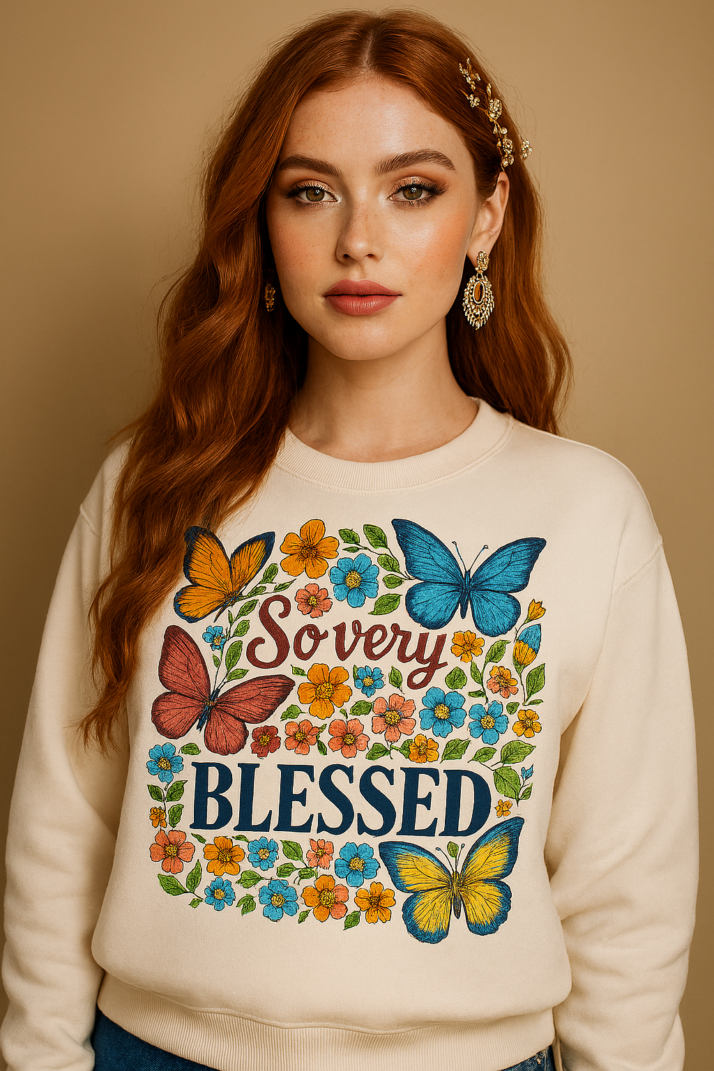 🦋So Very Blessed Crew Neck Sweatshirt