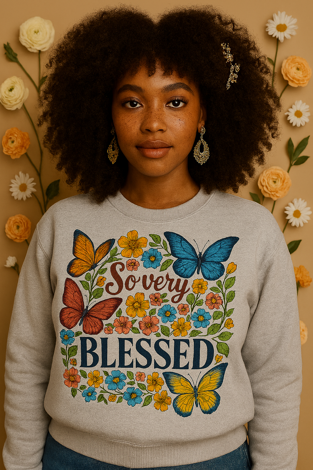 🦋So Very Blessed Crew Neck Sweatshirt