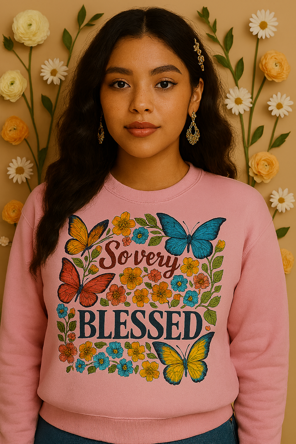 🦋So Very Blessed Crew Neck Sweatshirt