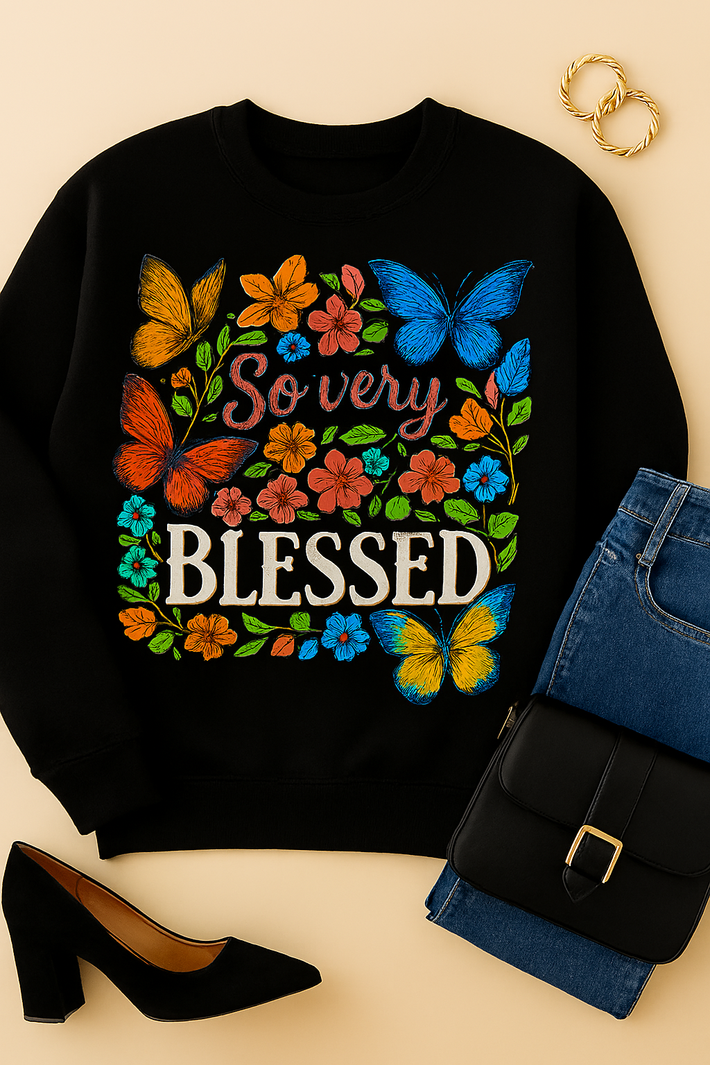 🦋So Very Blessed Crew Neck Sweatshirt