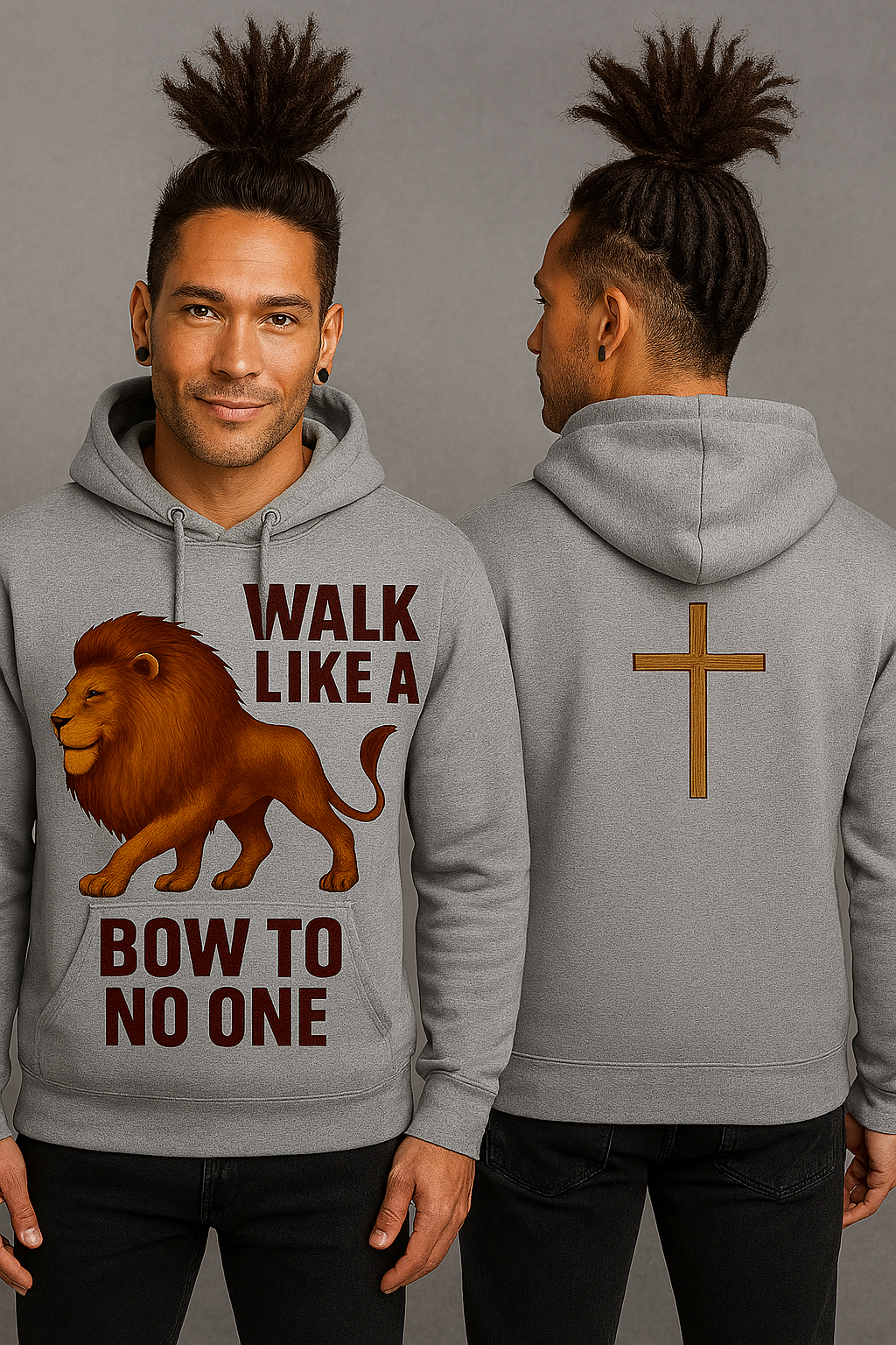 Lion heart Faith Hoodie