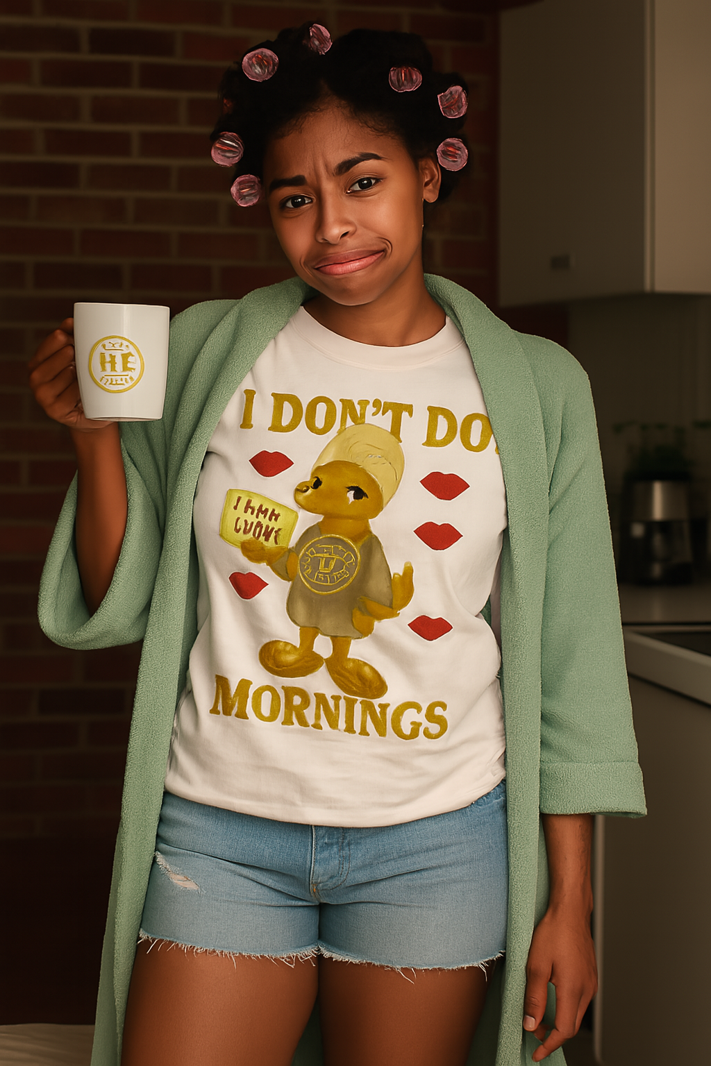 Coffee First, Grace Always – White Tee Edition