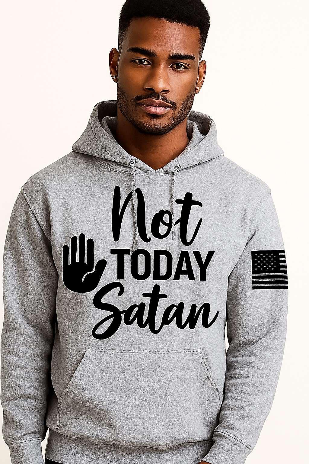 ✋ “Not Today” Faith wear Set – Hoodie & Tee Combo