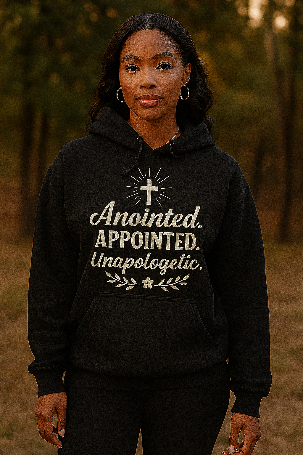 Anointed. Appointed. Unapologetic.™ Hoodie – Faith Ignites Edition