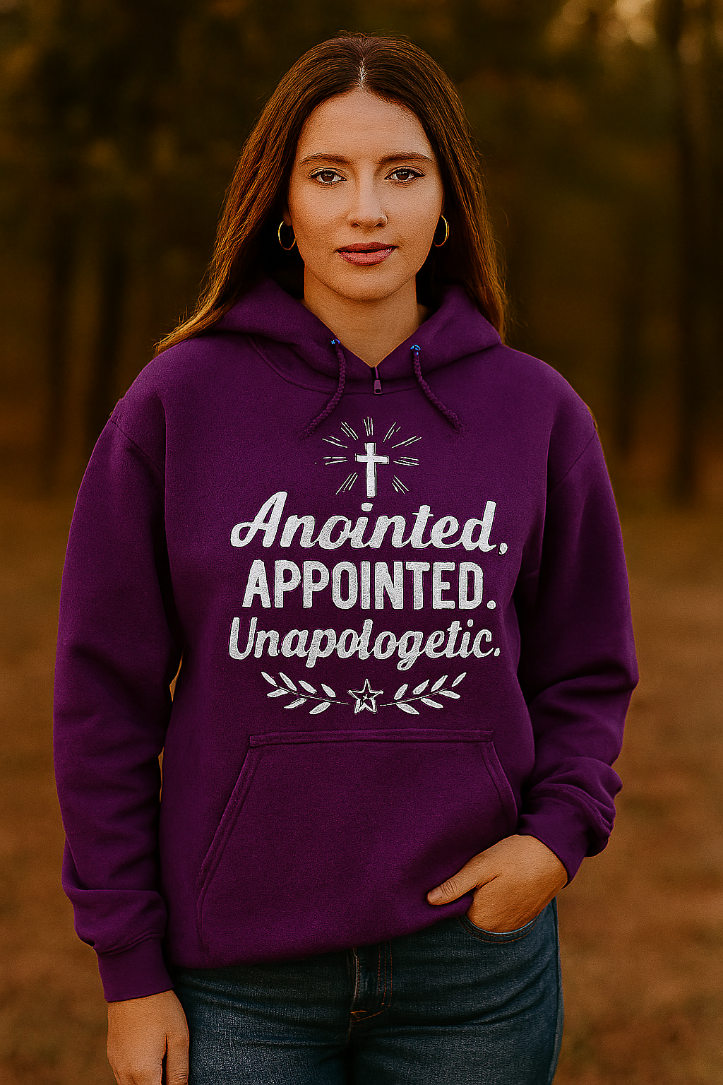 Anointed. Appointed. Unapologetic.™ Hoodie – Faith Ignites Edition