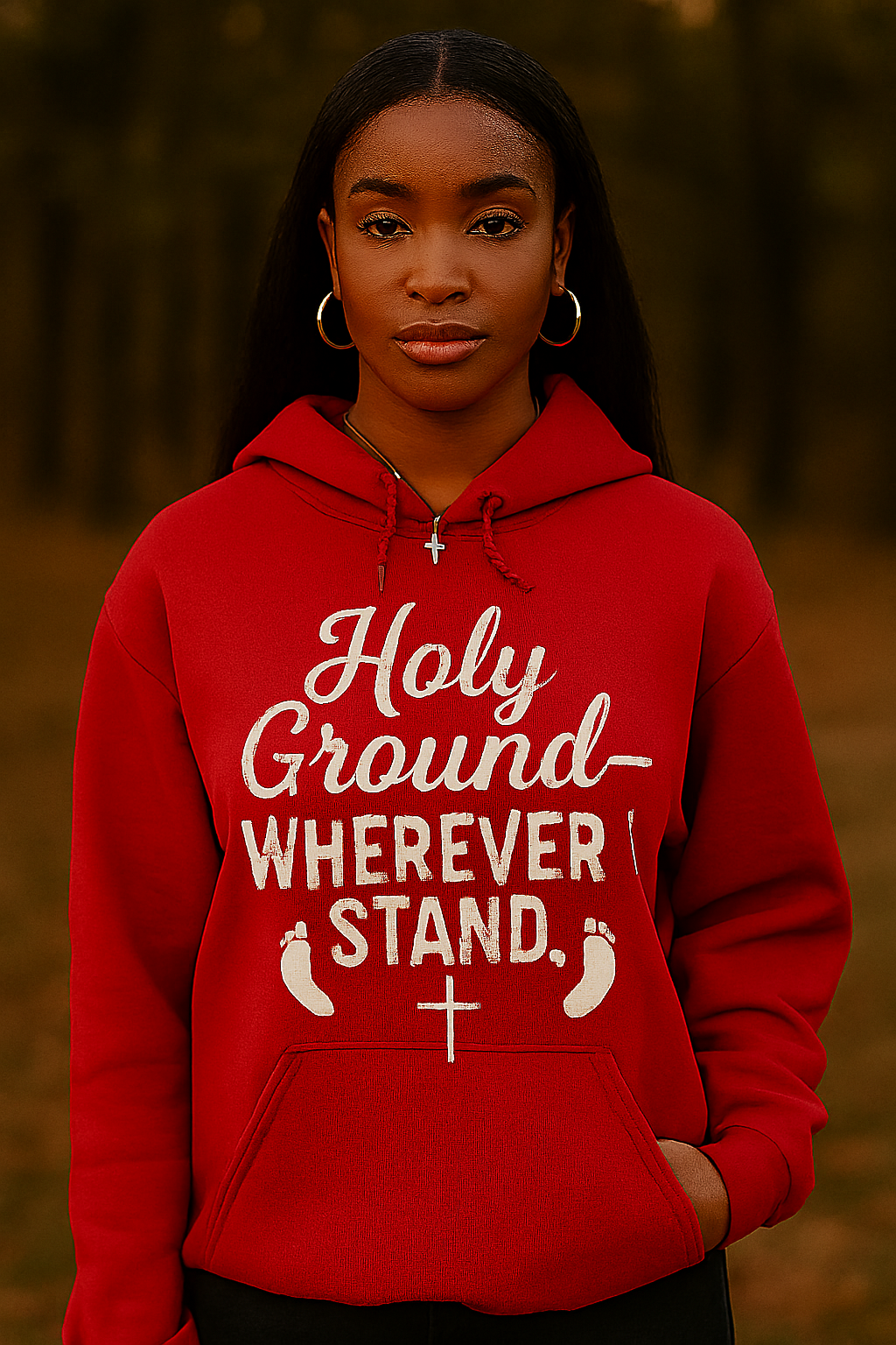 Holy Ground Hoodie – Walk Boldly in Purpose
