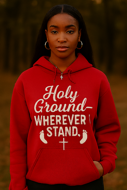 Holy Ground Hoodie – Walk Boldly in Purpose