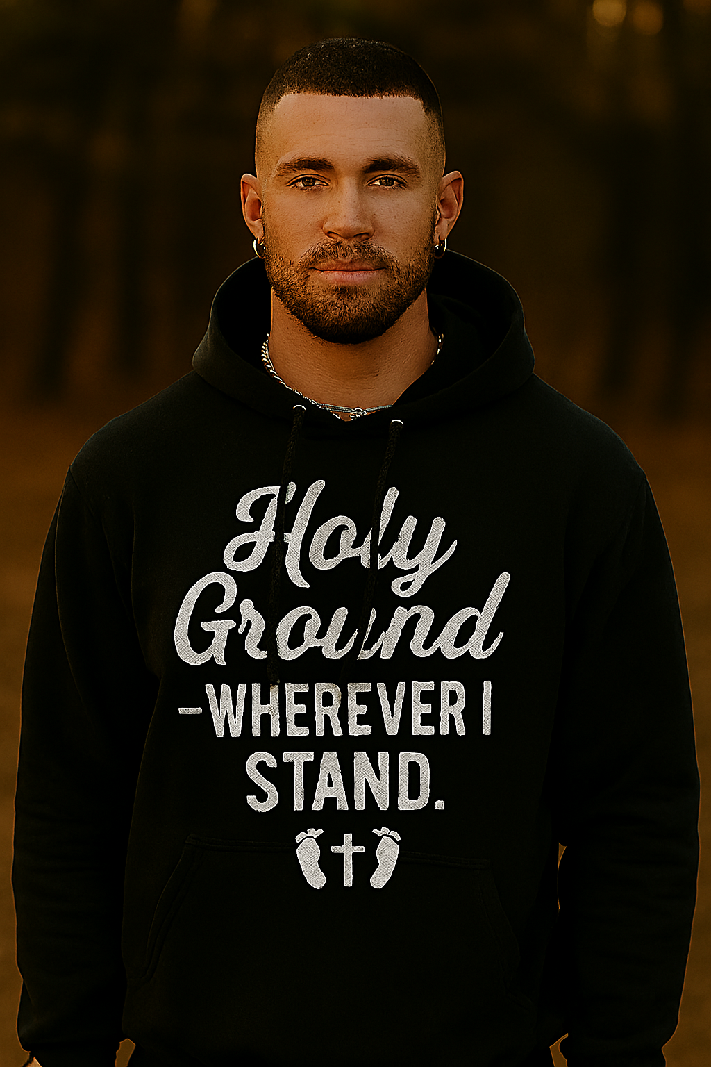 Holy Ground Hoodie – Walk Boldly in Purpose