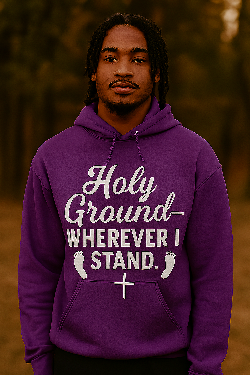 Holy Ground Hoodie – Walk Boldly in Purpose