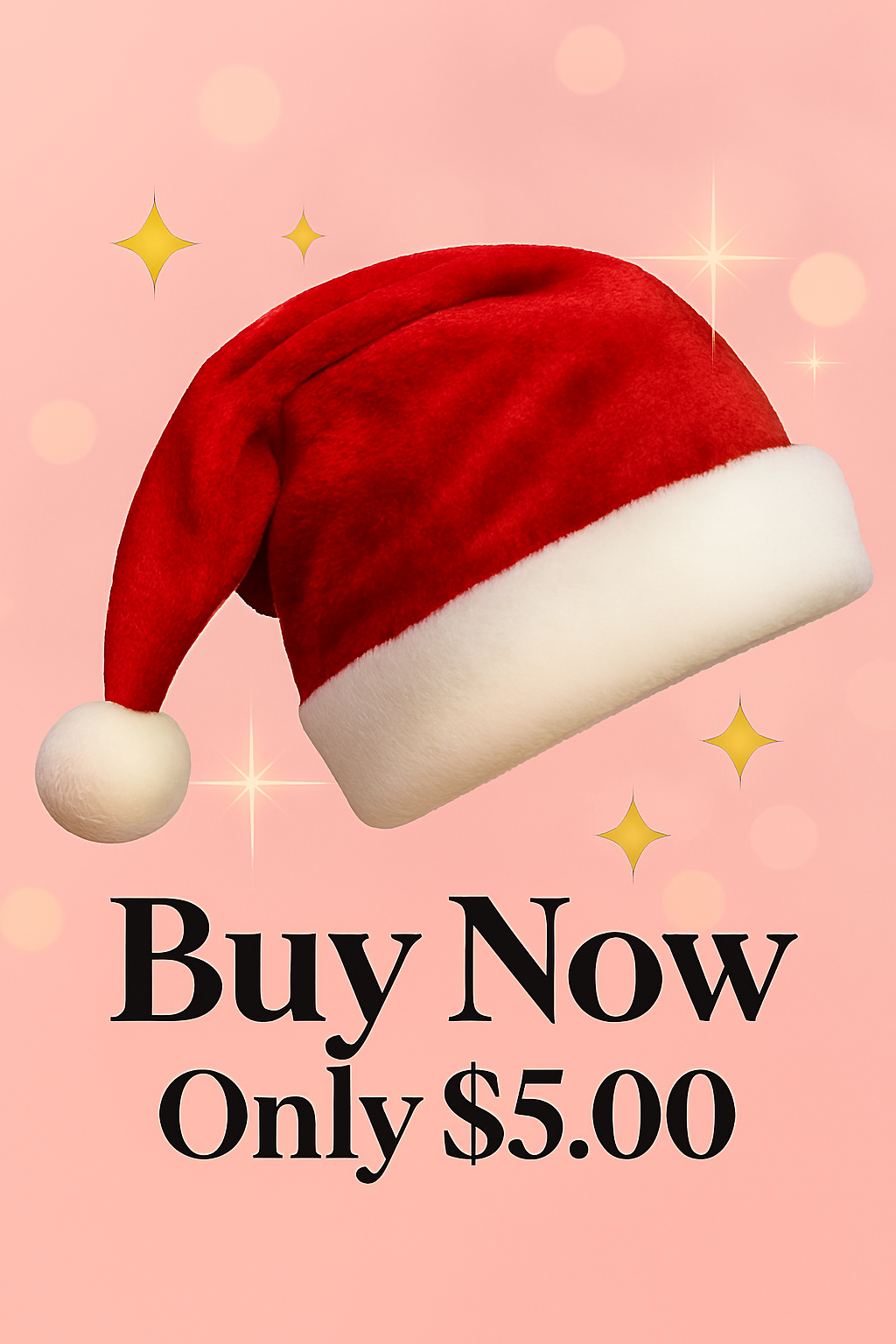Faith Ignites Classic Santa Hat – Plush Holiday Edition