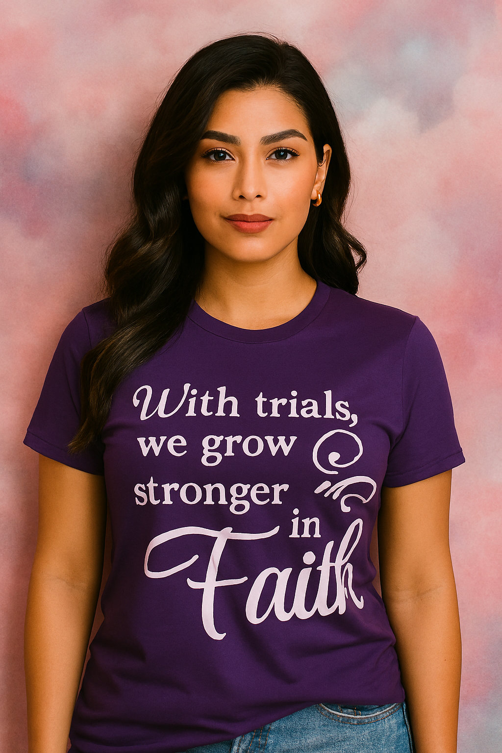 Stronger in Faith Tee – Bold Colors, Timeless Message