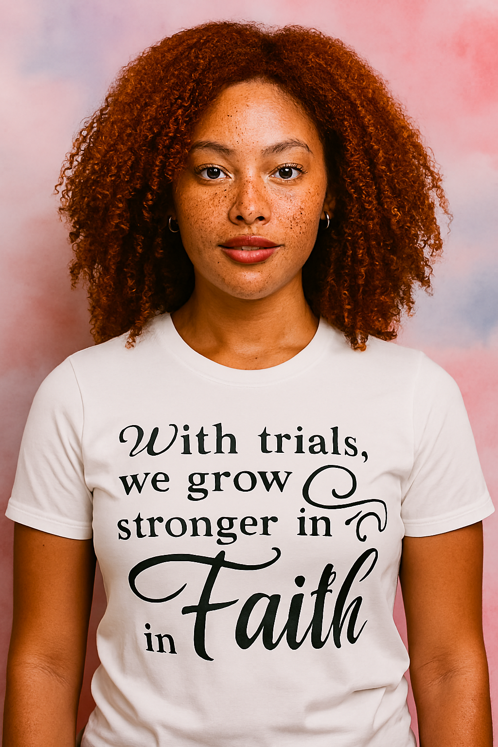 Stronger in Faith Tee – Bold Colors, Timeless Message