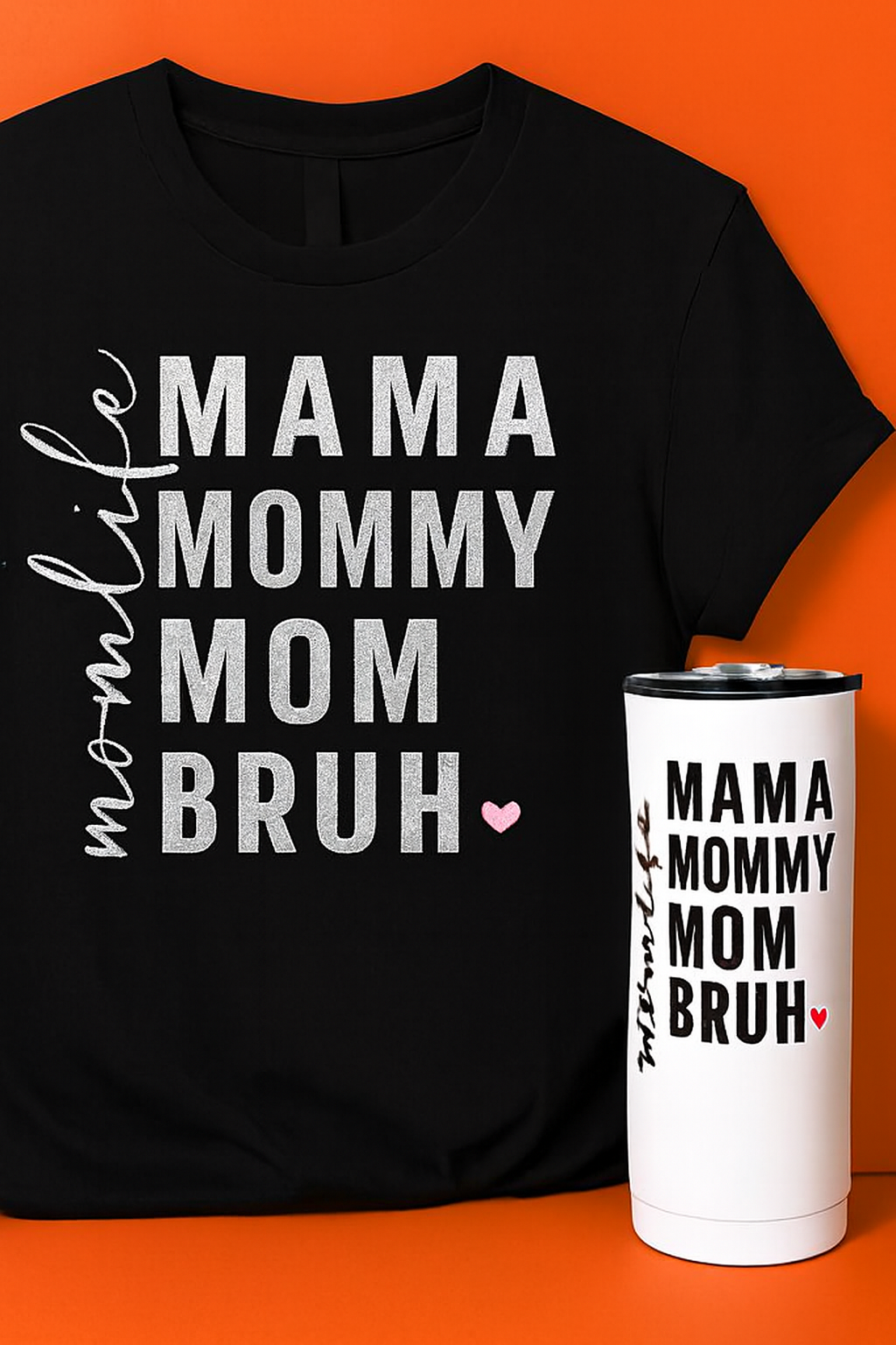 Faith Ignites Fashion Momlife Matching Tee & Tumbler Set – Purpose‑Driven Style for Every Mama