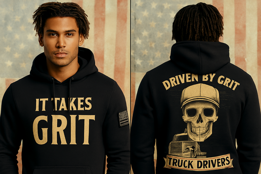 Grit & Pride Trucker Tribute Hoodie
