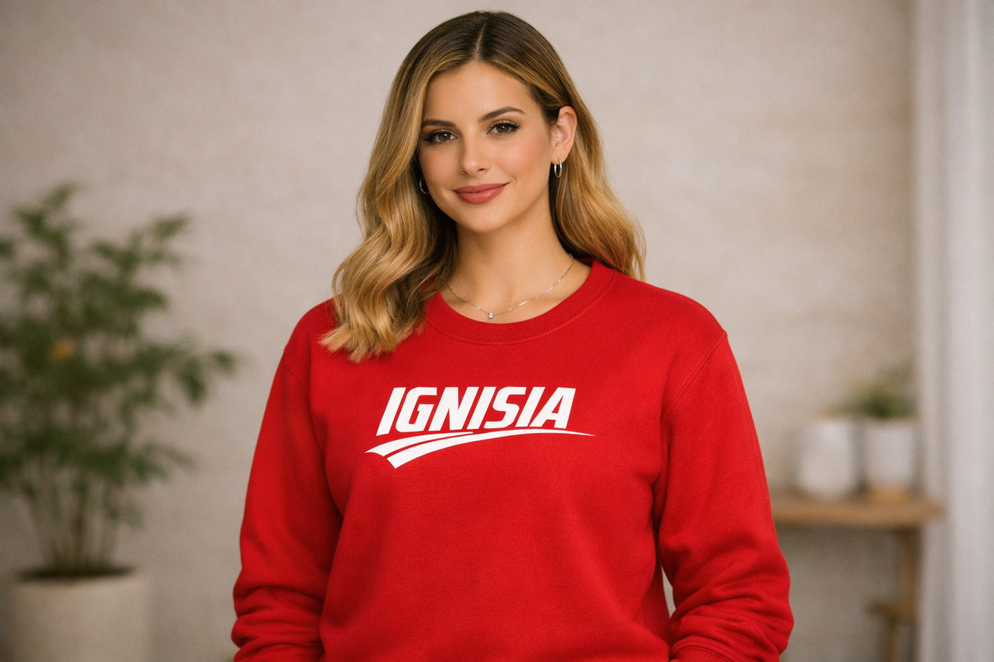 IGNISIA Signature Crewneck Sweatshirt | Faith. Fire. Forward Motion | FIF