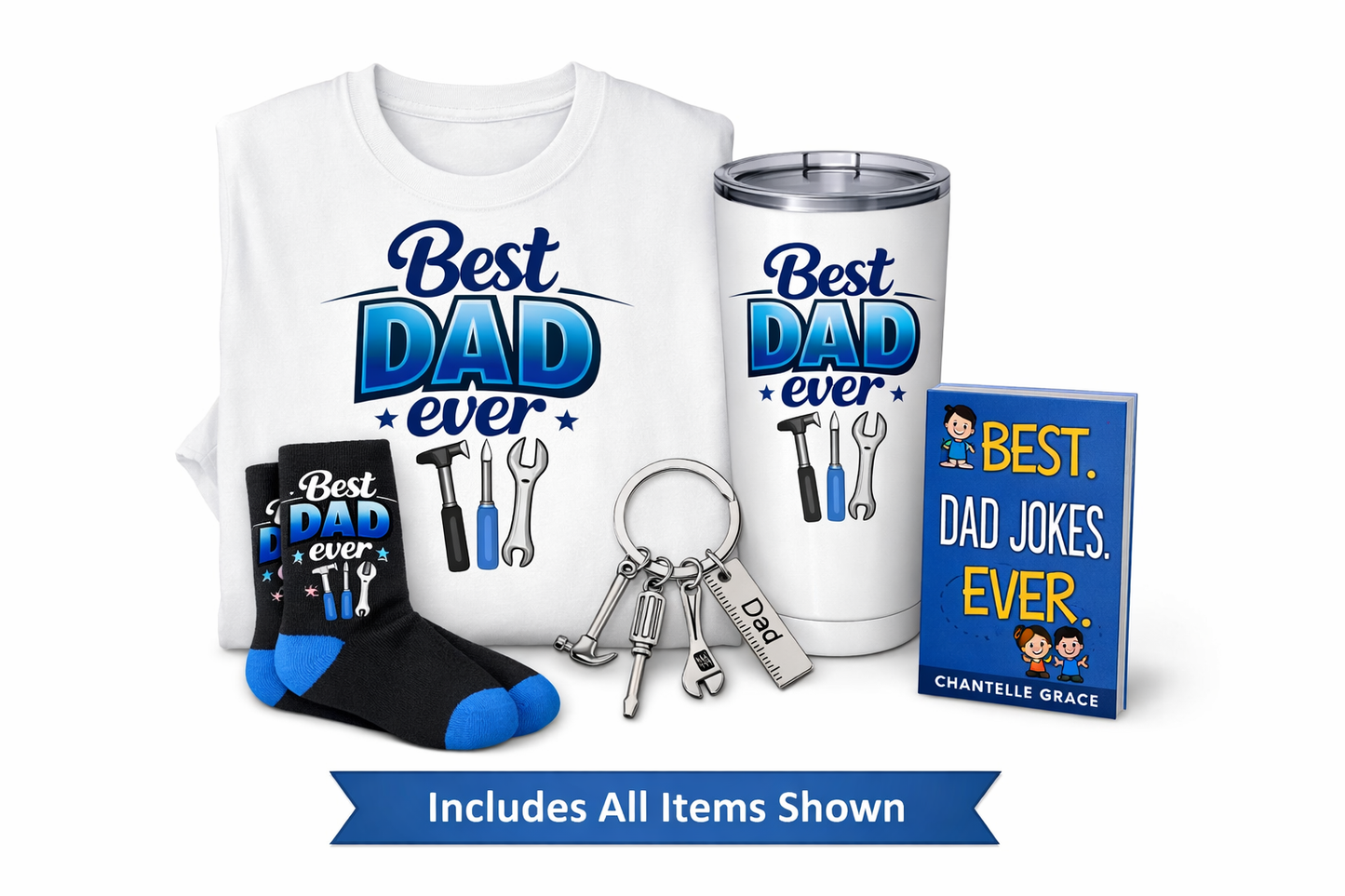 Best Dad Ever Father's Day Gift Basket Bundle