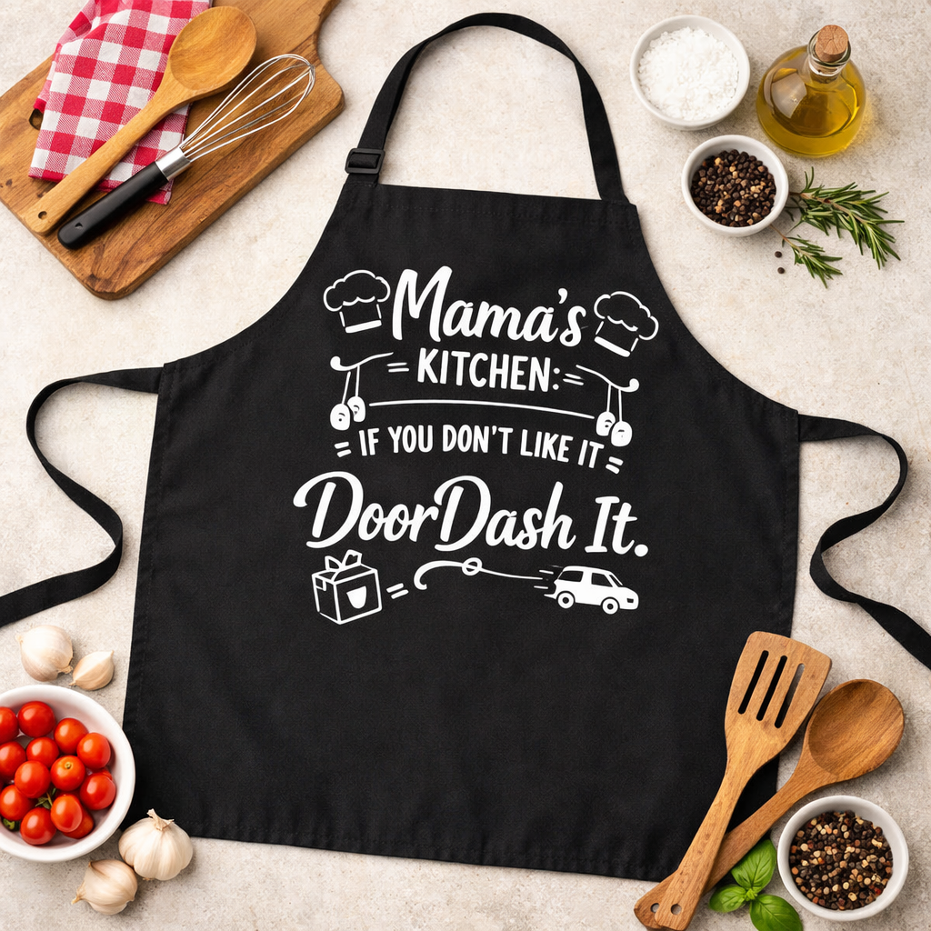 Mama's Kitchen DoorDash It black apron