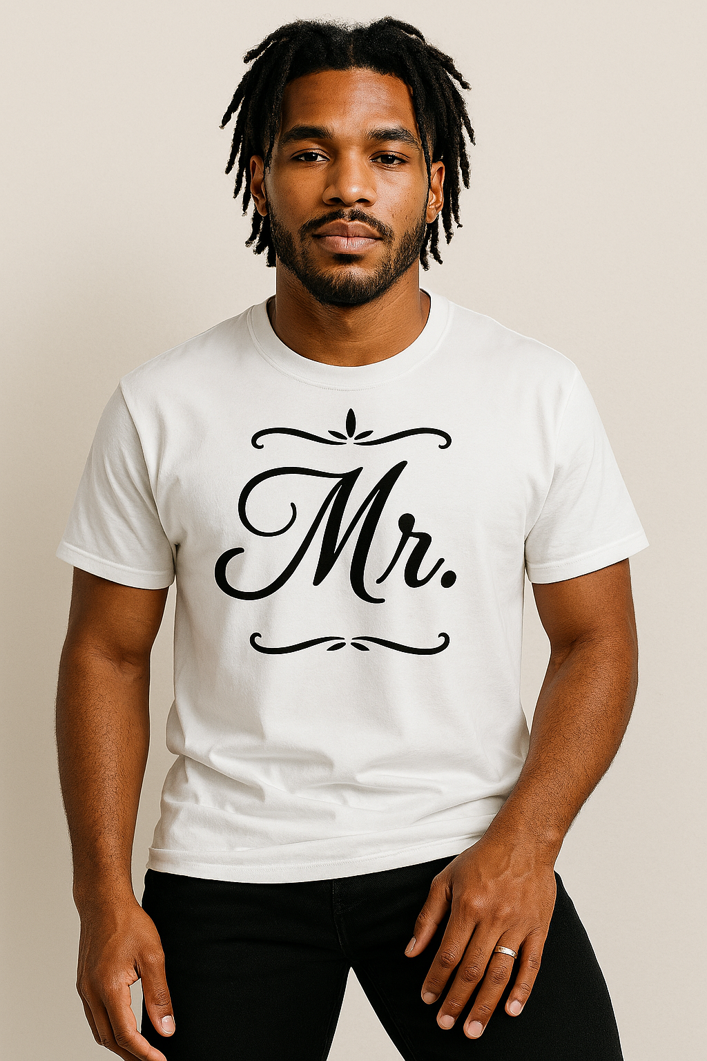 Mr. & Mrs. Matching Newlywed T-Shirts