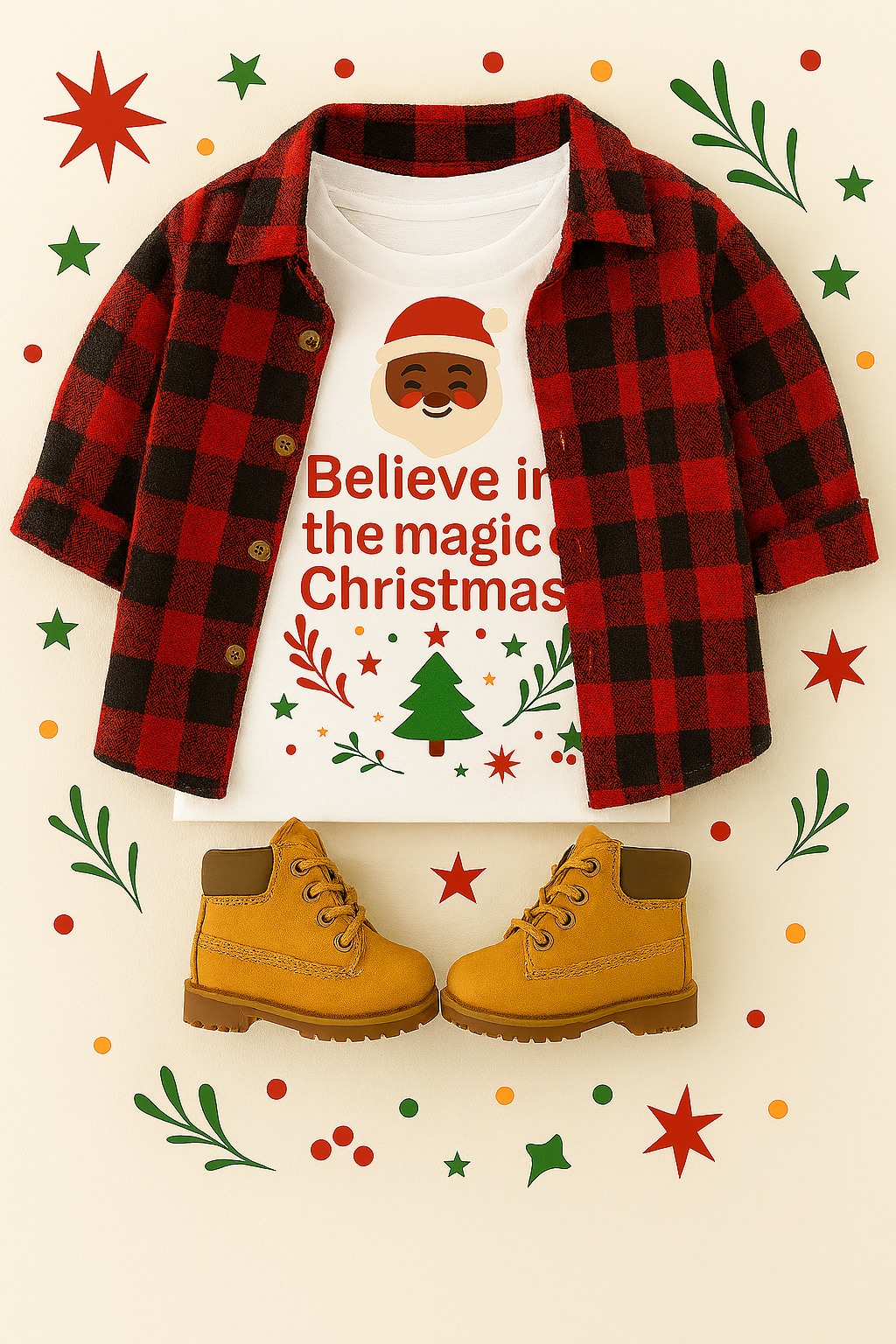 “Believe in the Magic of Christmas Tee” – Unisex Holiday Shirt