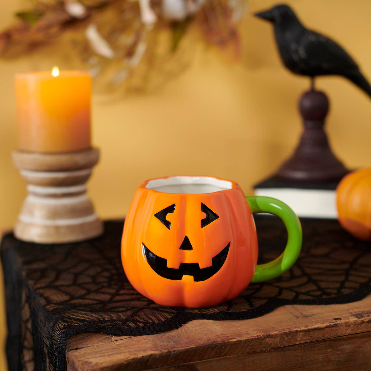 Jack-O’-Lantern 16 oz Ceramic Mug | Faith Ignites Fashion
