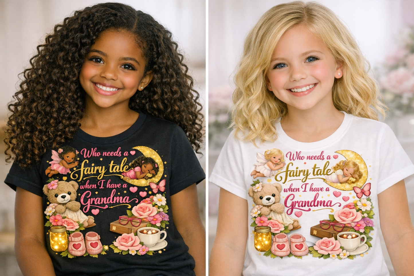 Who Needs a Fairy Tale — Grandma’s Little Angels Tee