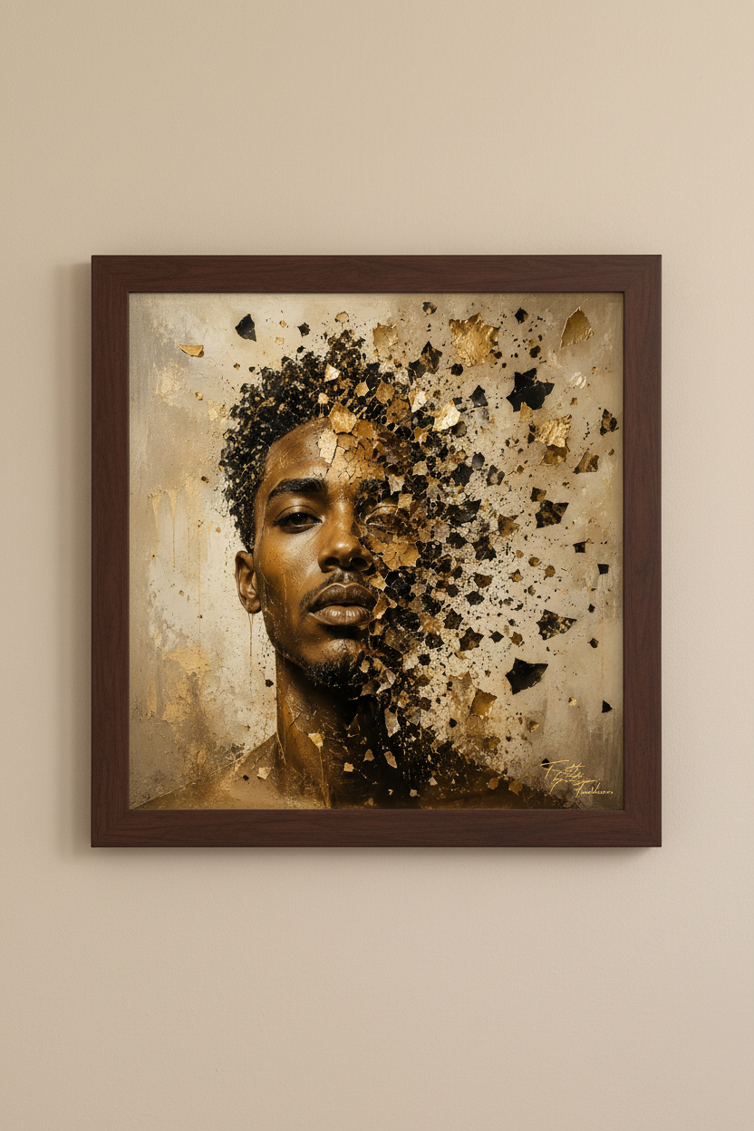 Beautiful Chaos – Framed Art Mockup