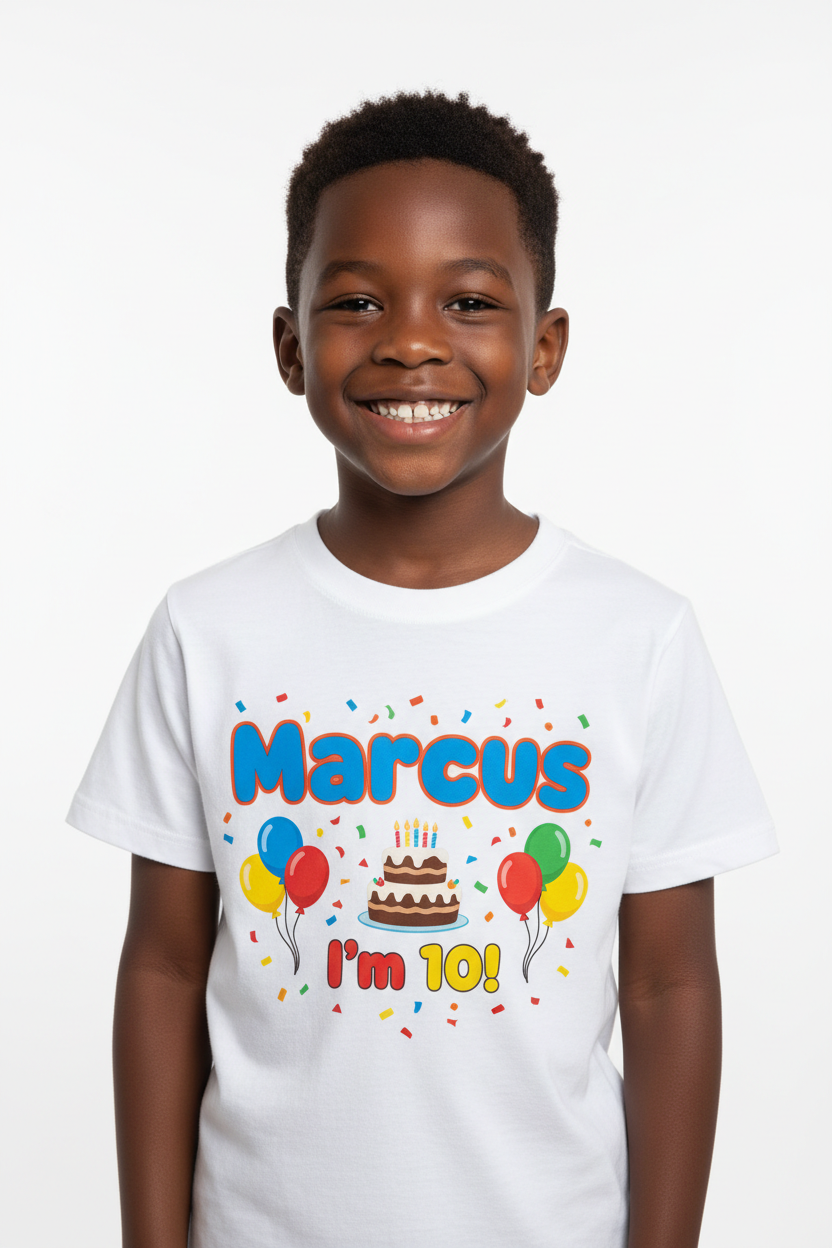 Birthday Boy Personalized Tee