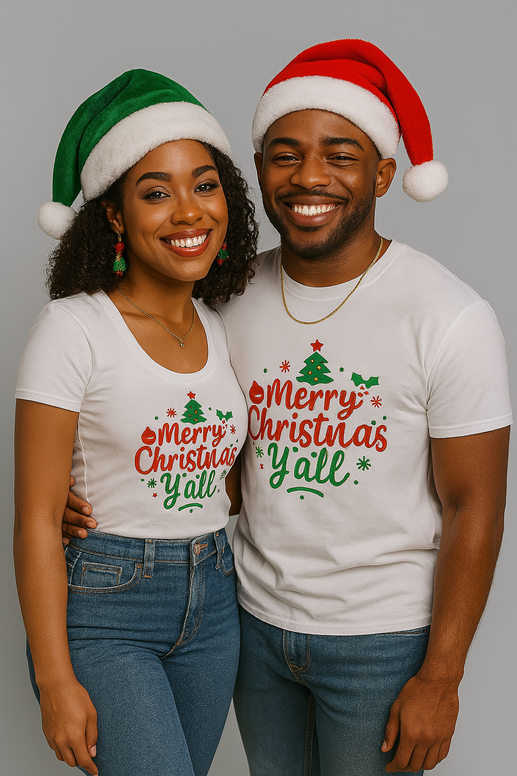 🎄 Title: Merry Christmas Y’all Holiday Tee