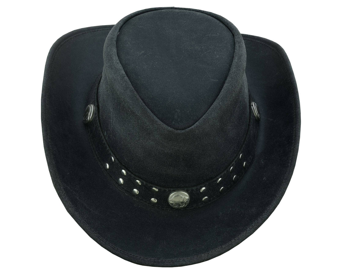 Arizona Black Leather Cowboy Hat – Faith Ignites Fashion