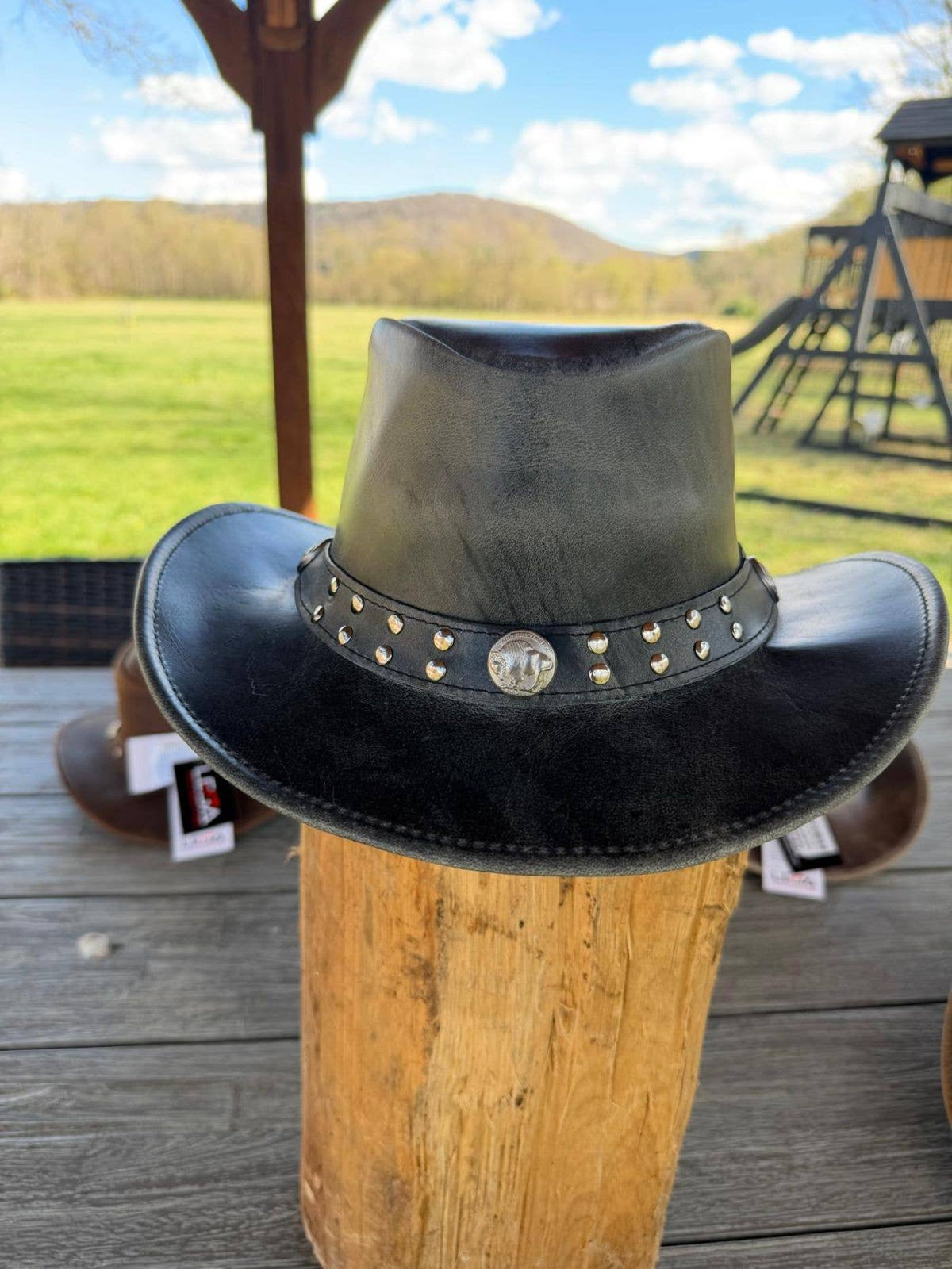 Arizona Black Leather Cowboy Hat – Faith Ignites Fashion