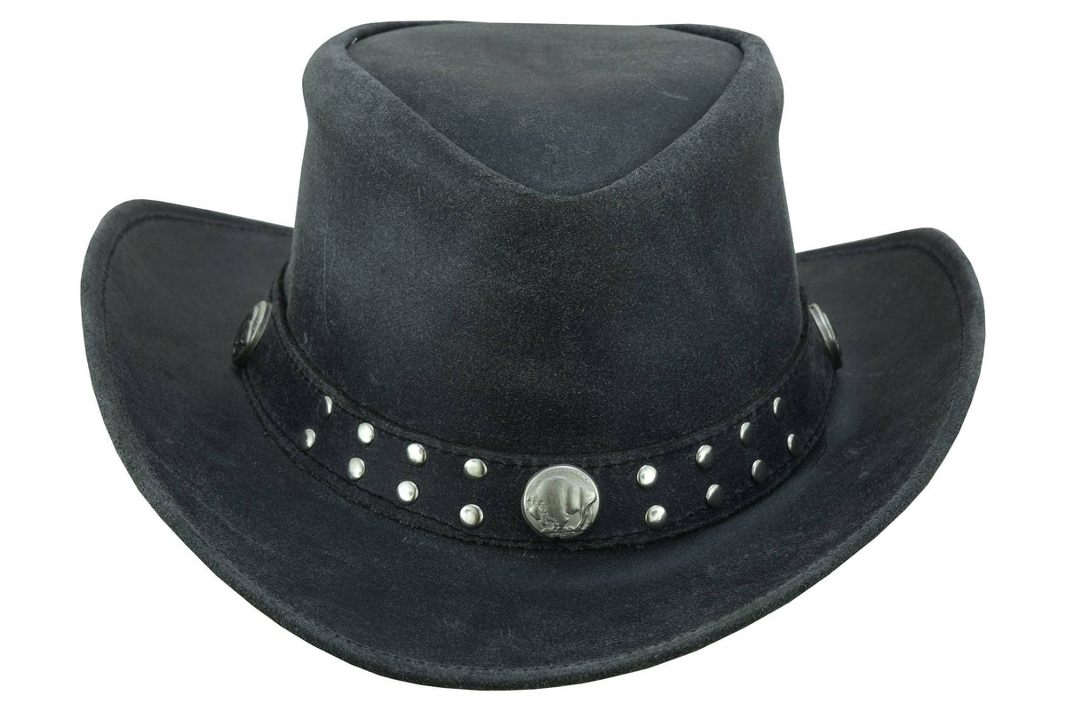 Arizona Black Leather Cowboy Hat – Faith Ignites Fashion