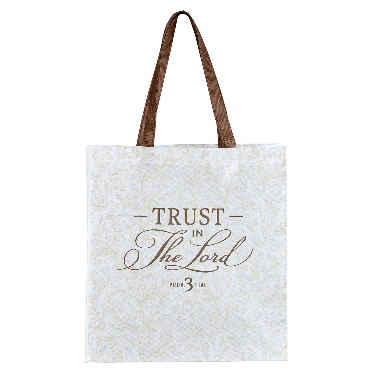 Trust in the Lord Proverbs 3:5 Reusable Tote Bag | Faith Ignites Fashion