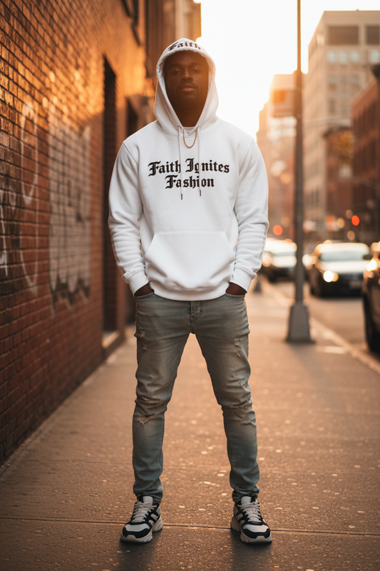 Faith Ignites Fashion - Full Hoodie Urban Model