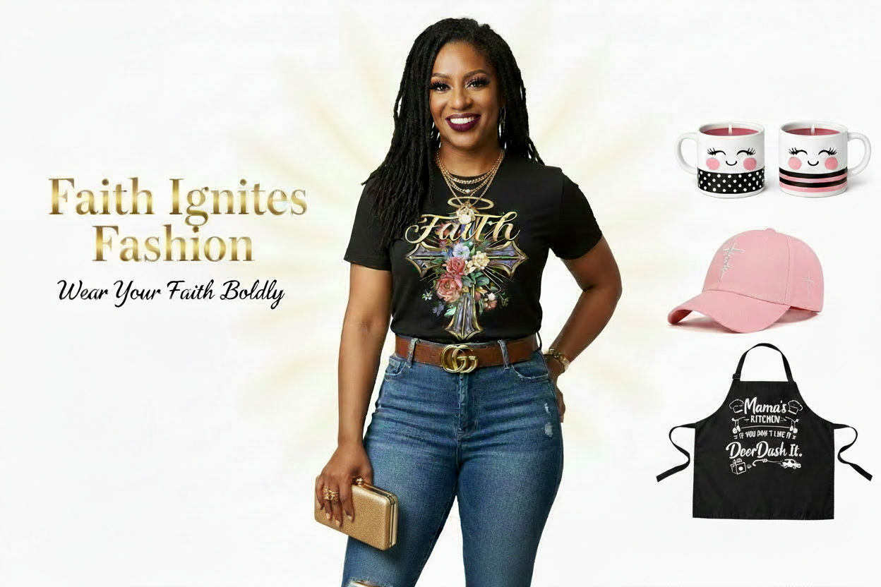 Faith Ignites Fashion Glam Banner