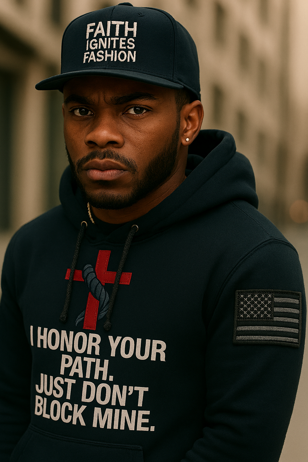 "Honor the Path" Statement Hoodie