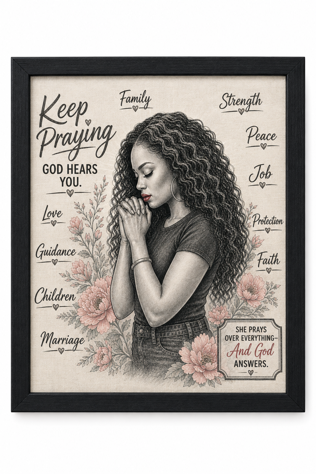 Keep Praying black-frame preview